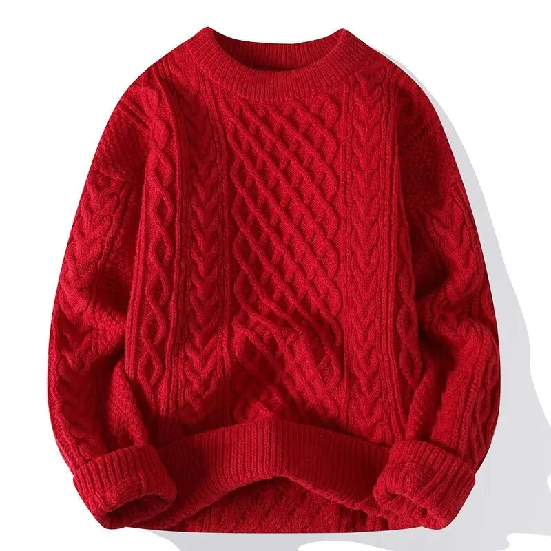 Morgan | Men's Crewneck Patterned Sweater
